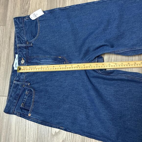 New With Tags Old Navy Extra High Rise Wide Leg Blue Jeans Size 12 Tall - Picture 4 of 8